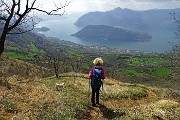 Anello di Punta Almana (1390 m) in cresta integrale il 14 aprile 2016  - FOTOGALLERY